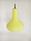 Yellow Opaline Glass Pendant Lamp by Massimo Vignelli for Venini Murano, Italy, 1950s, Image 5