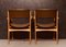 Mid-Century Model 49 Chairs in Teak and Brown Vinyl Upholstery by Erik Buch, Denmark, Set of 6 8