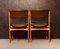 Mid-Century Model 49 Chairs in Teak and Brown Vinyl Upholstery by Erik Buch, Denmark, Set of 6, Image 18