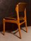 Mid-Century Model 49 Chairs in Teak and Brown Vinyl Upholstery by Erik Buch, Denmark, Set of 6, Image 4