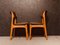 Mid-Century Model 49 Chairs in Teak and Brown Vinyl Upholstery by Erik Buch, Denmark, Set of 6, Image 17