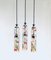 Colored Glass Pendant Lamps from Poliarte, Italy, 1950s, Set of 3 12