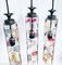 Colored Glass Pendant Lamps from Poliarte, Italy, 1950s, Set of 3 6