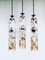 Colored Glass Pendant Lamps from Poliarte, Italy, 1950s, Set of 3, Image 16