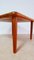 Danish Solid Square Teakwood Coffee Table from Glostrup, 1970s, Image 7