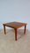 Danish Solid Square Teakwood Coffee Table from Glostrup, 1970s, Image 1
