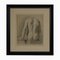 Gallinoni, Nudo, Pencil and Charcoal on Paper, Framed, Image 1