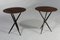 Mid-Century Modern Janete Side Tables by Sergio Rodrigues, Brazil, 1950s, Set of 2 3