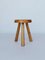 Les Arcs Stool in Pine by Charlotte Perriand, 1960s, Image 9