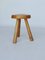 Les Arcs Stool in Pine by Charlotte Perriand, 1960s 8