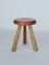 Les Arcs Stool in Pine by Charlotte Perriand, 1960s 1