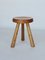 Les Arcs Stool in Pine by Charlotte Perriand, 1960s, Image 1