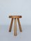 Les Arcs Stool in Pine by Charlotte Perriand, 1960s 2