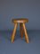 Pine Les Arcs Stool by Charlotte Perriand, 1960s, Image 12