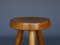 Pine Les Arcs Stool by Charlotte Perriand, 1960s, Image 7