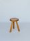Pine Les Arcs Stool by Charlotte Perriand, 1960s 2