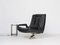Mid-Century Leather Swivel Lounge Chair 6