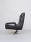 Mid-Century Leather Swivel Lounge Chair, Image 4