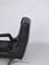 Mid-Century Leather Swivel Lounge Chair, Image 10