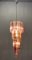 Italian Murano Glass Prism Spiral Chandelier 2