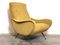 Italian Yellow Lady Lounge Chair, 1950s, Image 3