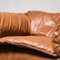 Vintage Leather Sofa and Armchairs, 1970s, Set of 3 12