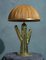 Mid-Century Italian Brass and Bamboo Table Lamp, 1980s, Image 12