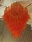 Mid-Century Orange Murano Art Glass Chandelier, 1970s, Image 5