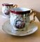 Tazze da tè con piattini di G. Andlovitz per Società Ceramica Italiana Laveno, set di 12, Immagine 9