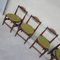 Mid-Century Oak Guillerme Et Chambron Dining Chairs, France, Set of 6 8