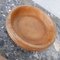 Antique English Ecclesiastical Oak Wooden Bowl 2