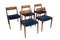 Danish Teak Model 77 Dining Chairs by Niels Otto (N. O.) Møller for J L. Møllers, Set of 5 2