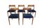 Danish Teak Model 77 Dining Chairs by Niels Otto (N. O.) Møller for J L. Møllers, Set of 5 1