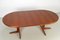 Danish Modern Round Dining Table in Teak with 2 Insert Plates from Spøttrup, 1960s, Image 3