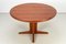 Danish Modern Round Dining Table in Teak with 2 Insert Plates from Spøttrup, 1960s, Image 1