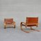 Mid-Century Leather Scacciapensieri Armchairs for Poltronova, Set of 2 4