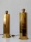 Mid-Century Modern Brass Table Lamps, Germany, 1950s, Set of 2 2