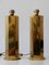 Mid-Century Modern Brass Table Lamps, Germany, 1950s, Set of 2 1