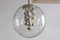 Lámpara de araña Sputnik grande con bola de vidrio de Doria Leuchten, años 60, Imagen 4