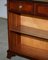 Brown Open Dwarf Bookcase with Adjustable Shelf & Drawers 10