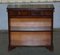 Brown Open Dwarf Bookcase with Adjustable Shelf & Drawers 2