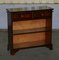 Brown Open Dwarf Bookcase with Adjustable Shelf & Drawers 3