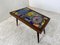 Mid-Century Modern Asymmetrical Glass Mosaic and Teak Side Table, 1950s, Image 9