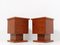 Mid-Century Teak Nightstands or Bedside Tables, 1950s, Set of 2 4