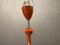 Mid-Century Italian Orange Opaline Glass Lamp 6