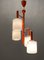 Mid-Century Italian Orange Opaline Glass Lamp 3