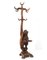 Antique Fruitwood Black Forest Standing Bear Hall Tree and Umbrella Stand, 1890s 2