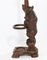 Antique Fruitwood Black Forest Standing Bear Hall Tree and Umbrella Stand, 1890s 10