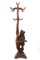 Antique Fruitwood Black Forest Standing Bear Hall Tree and Umbrella Stand, 1890s 3