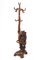 Antique Fruitwood Black Forest Standing Bear Hall Tree and Umbrella Stand, 1890s 1